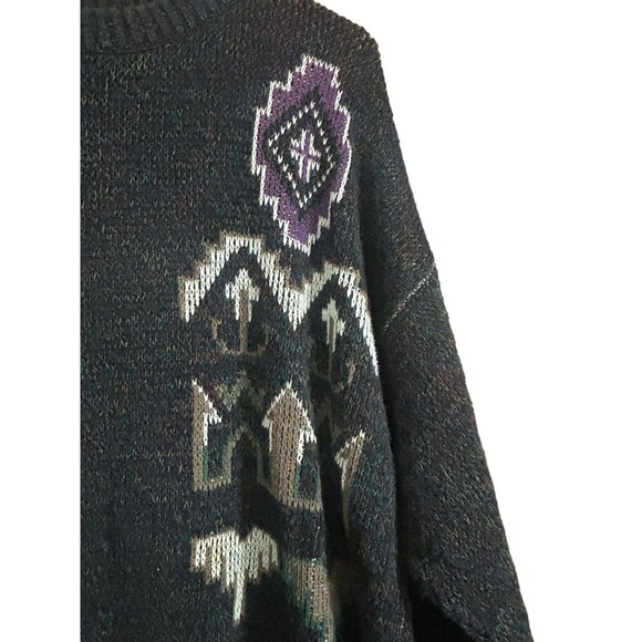 Vintage London Fog Knit Sweater Extra Large Dad Grandpa Holiday Sweater USA Lg - Picture 2 of 8